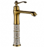 HÜMA ÇANAK LAVABO BATARYASI ALTIN